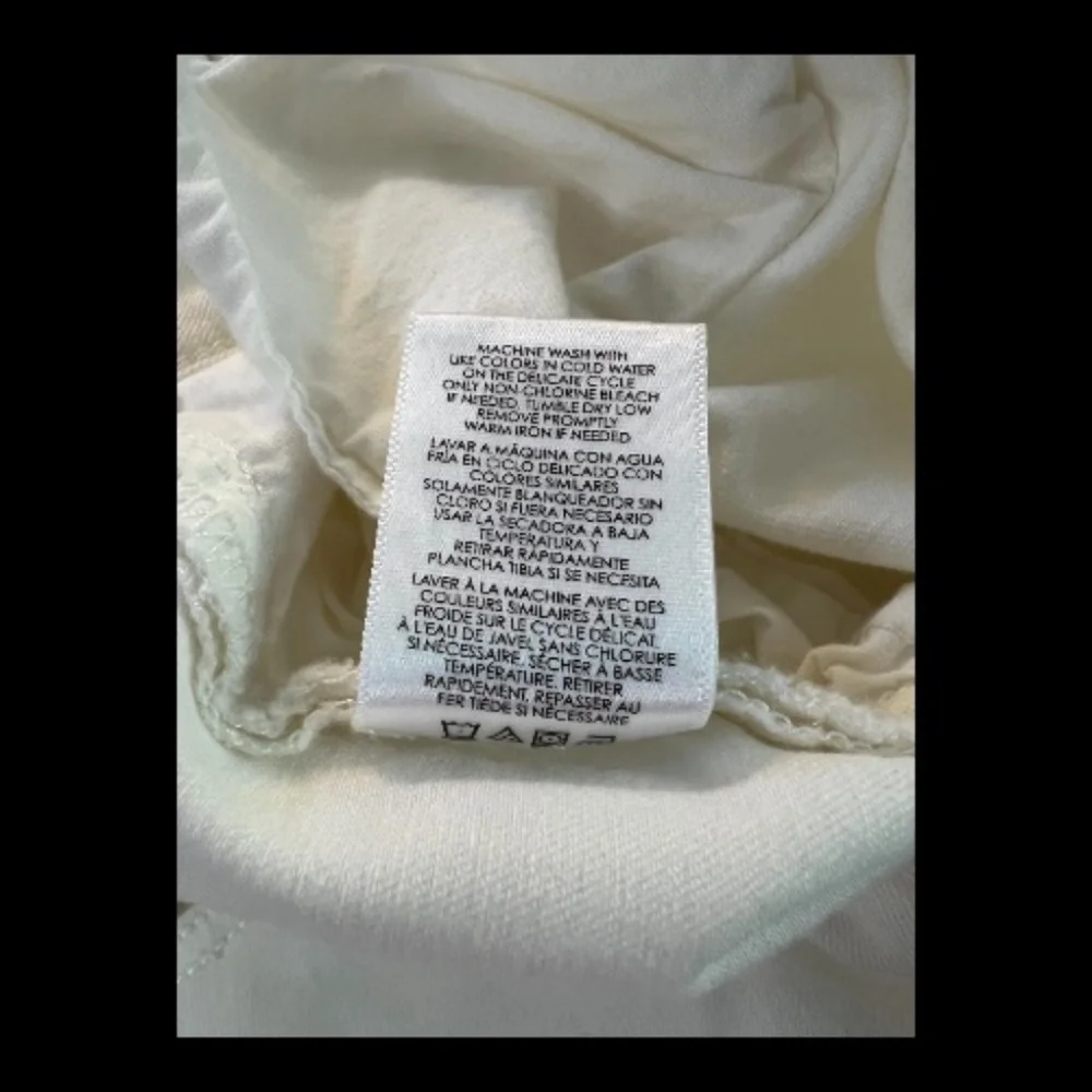 EUC Cabi white denim slimmie jeans – size 10 - Picture 7 of 7